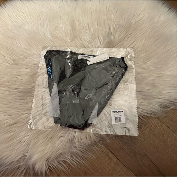 RUMORED Smitten Brief In Black Lace - Picture 3 of 4